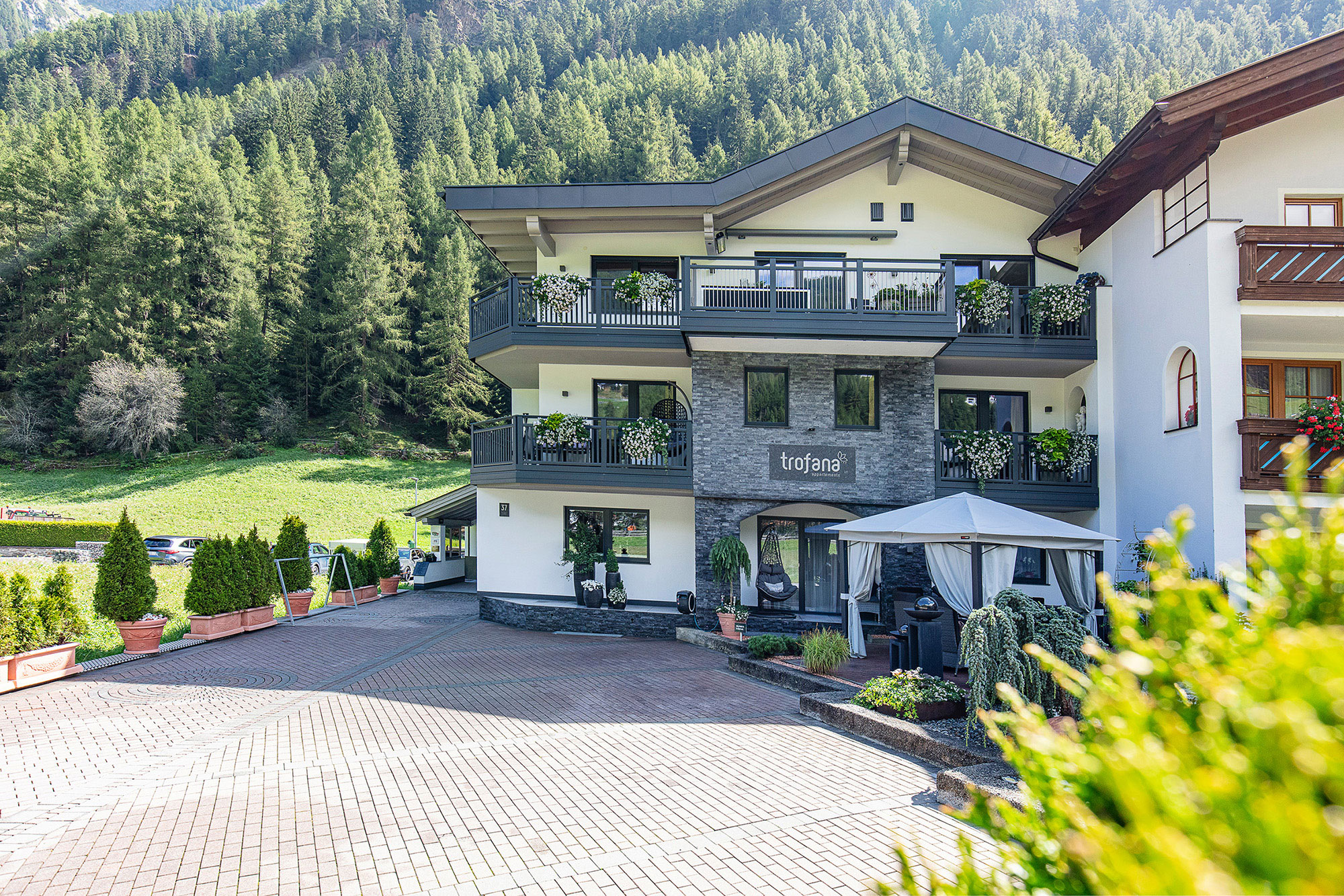 Trofana Sölden – Lage