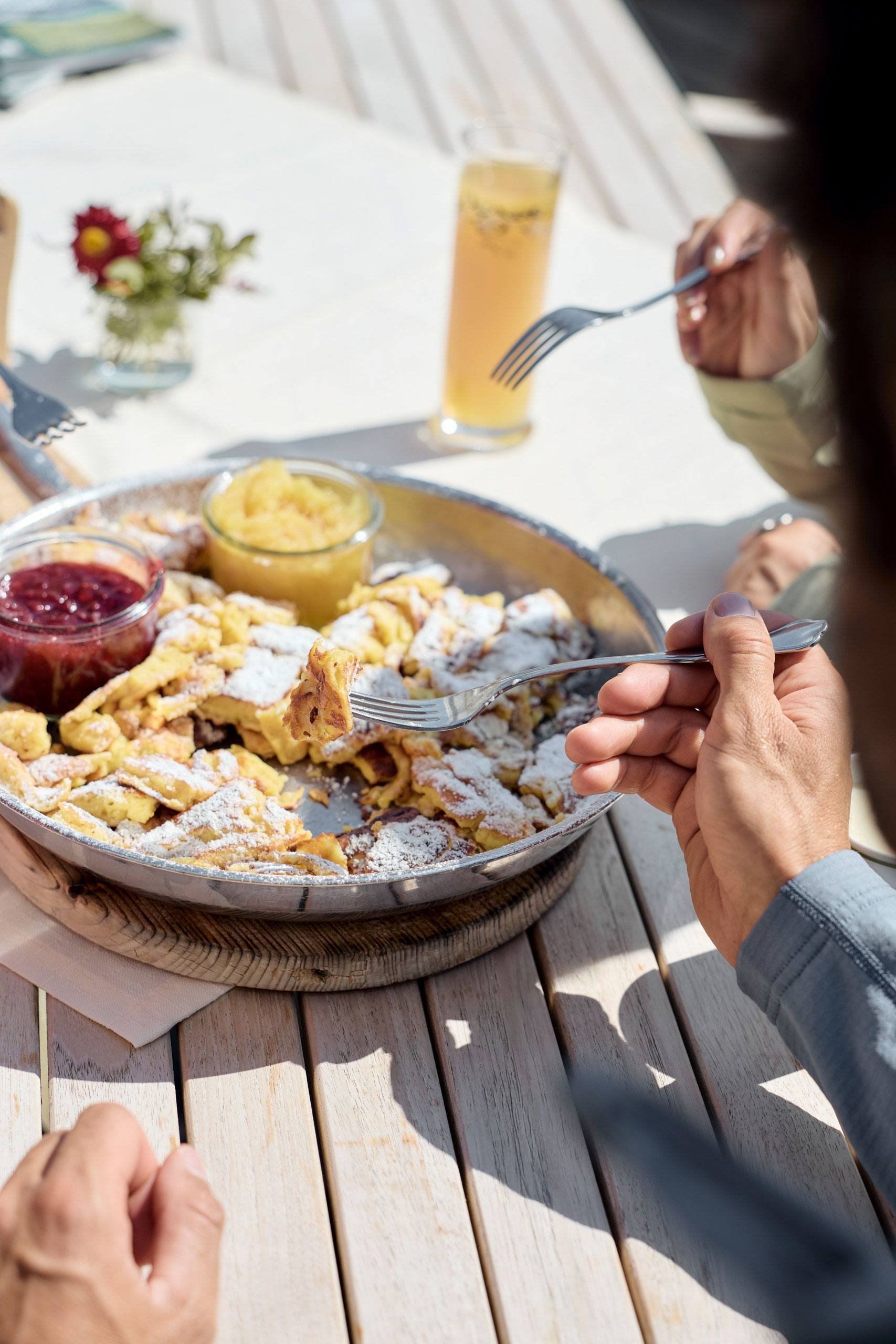 Kaiserschmarrn auf der Alm