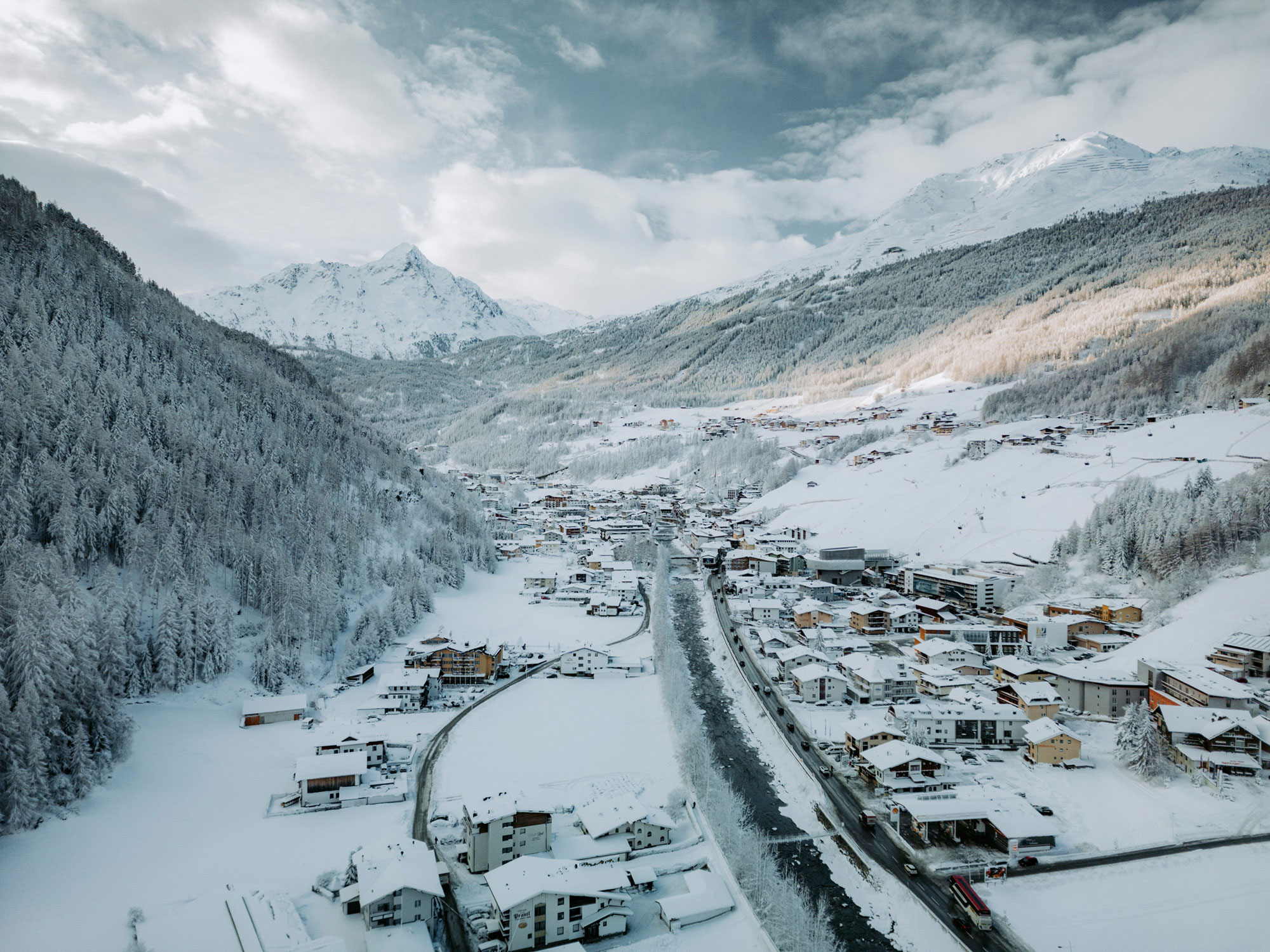 Sölden im Winter